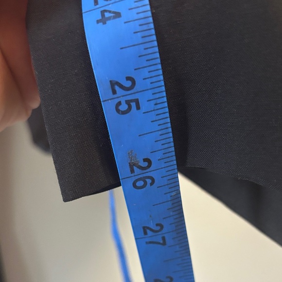 Banana Republic Black womens sz 6 Italian wool Pants sz 6 - Picture 6 of 11